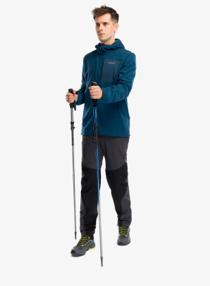 Pullover mit Reißverschluss Rab Tecton Hoody - tempest blue