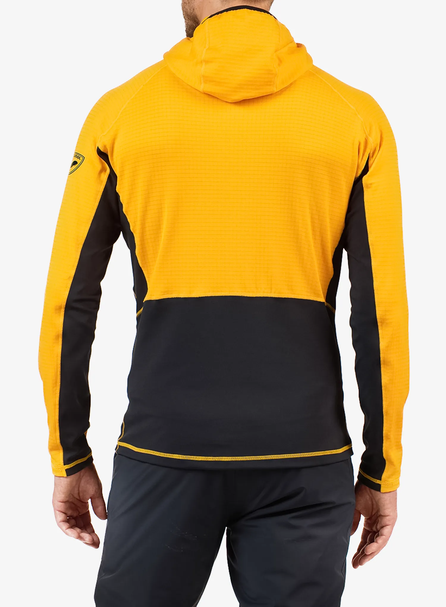 Pullover mit Reißverschluss Rossignol Blackside Mix FZH Fleece - saffron yellow
