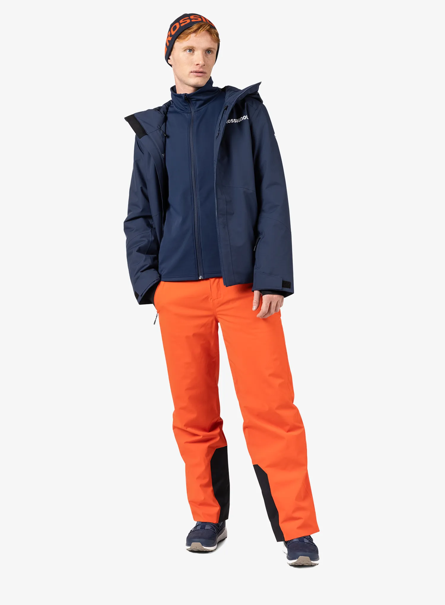 Pullover mit Reißverschluss Rossignol Mid Layer Full-Zip Thin Jacket - dark navy