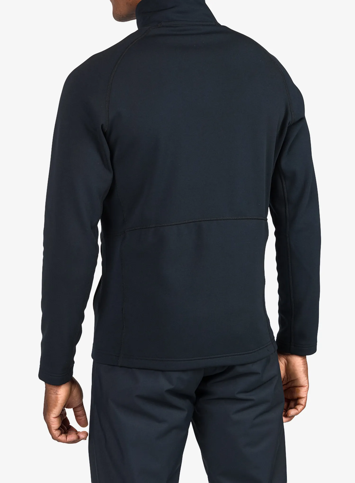Pullover mit Reißverschluss Rossignol New Hero Classique Clim - black