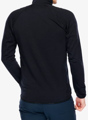 Pullover mit Reißverschluss Salomon Essential Lightwarm FZ - deep black