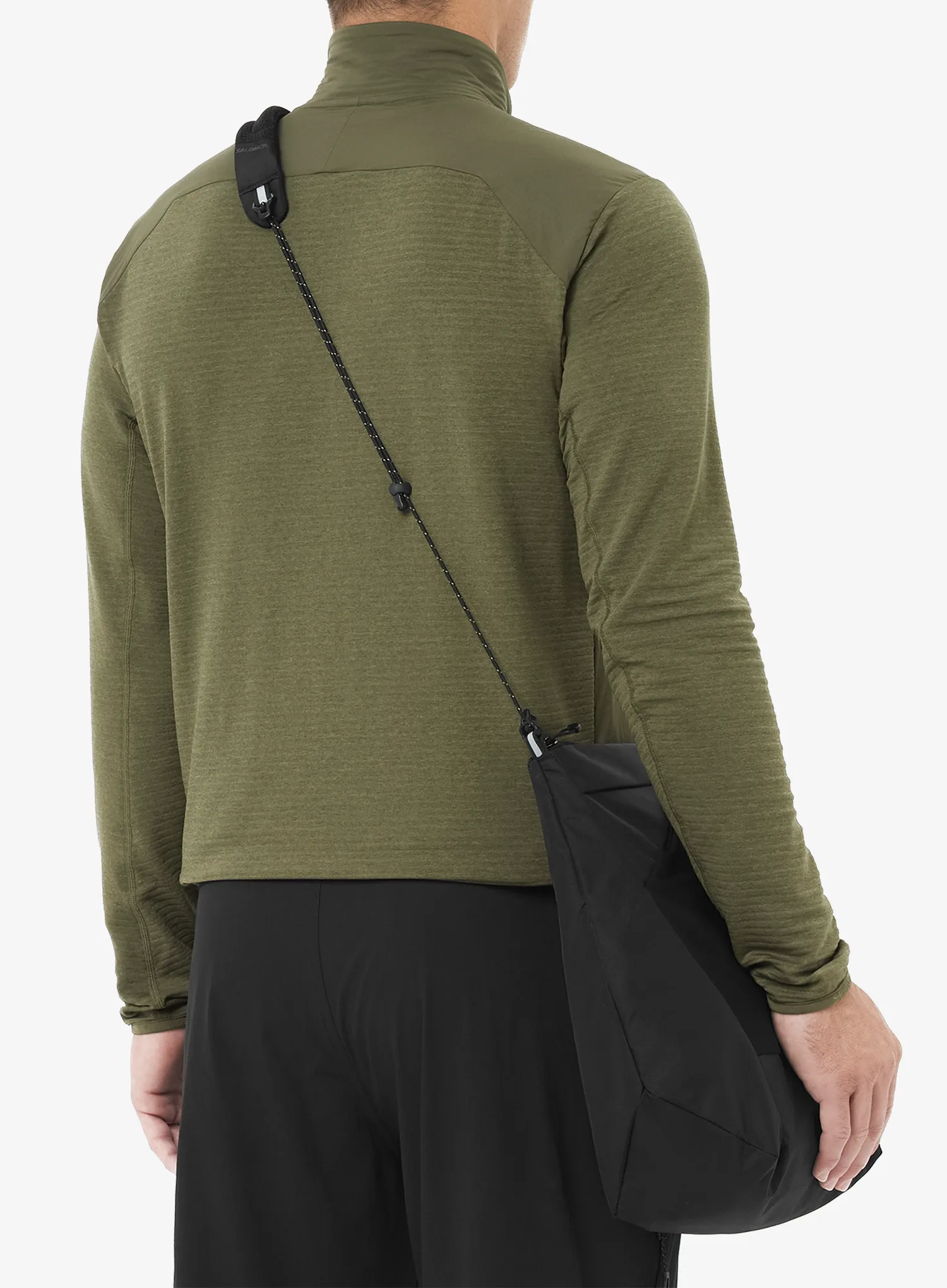 Pullover mit Reißverschluss Salomon Essential Lightwarm Hybrid - grape leaf