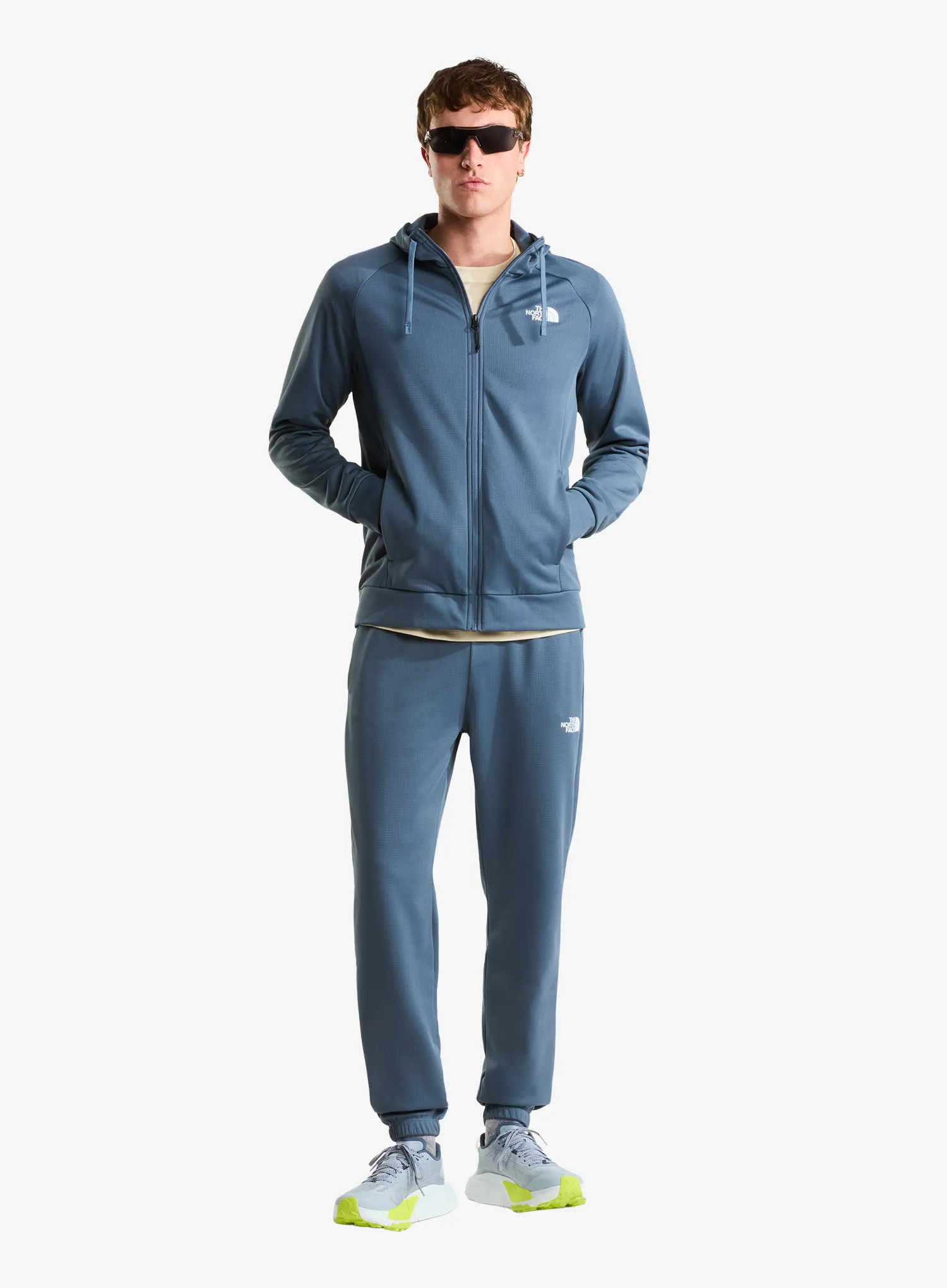 Pullover mit Reißverschluss The North Face Reaxion 2.0 Hooded Full Zip Jacket - grey dark