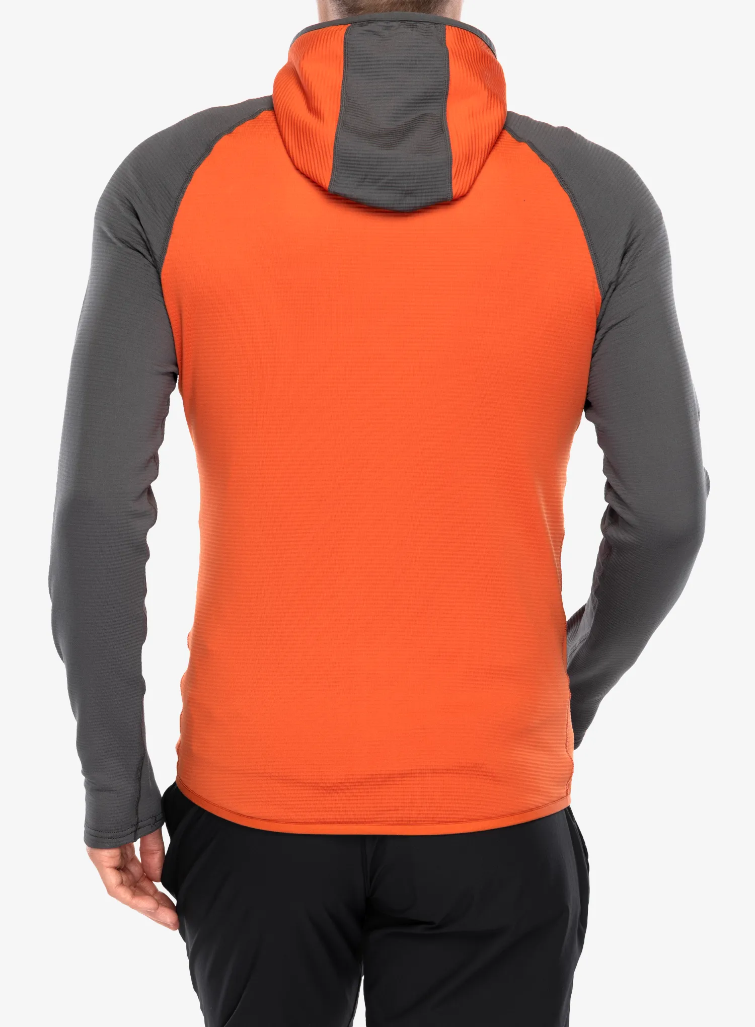 Pullover mit Reißverschluss Viking Birger Hoodie - orange/grey