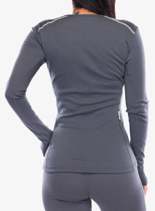Funktionsshirt Langarm Damen adidas TERREX Xperior Merino 260 Baselayer LS - grey five