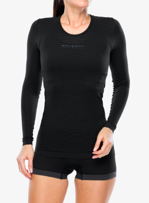 Funktionsshirt Herren Langarm Brubeck Base Layer L/S Shirt - graphite