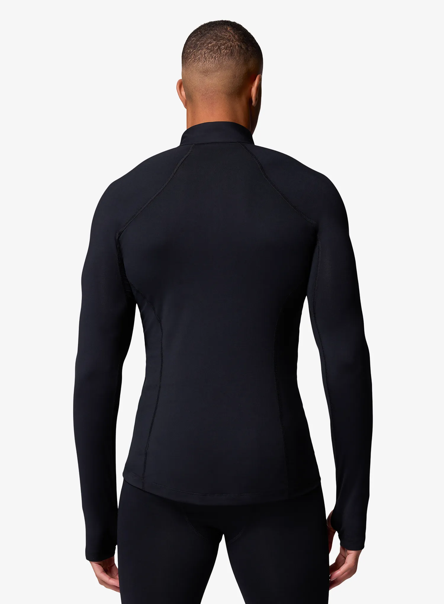 Funktionsshirt Herren Langarm Columbia Midweight Stretch Long Sleeve Half Zip - black