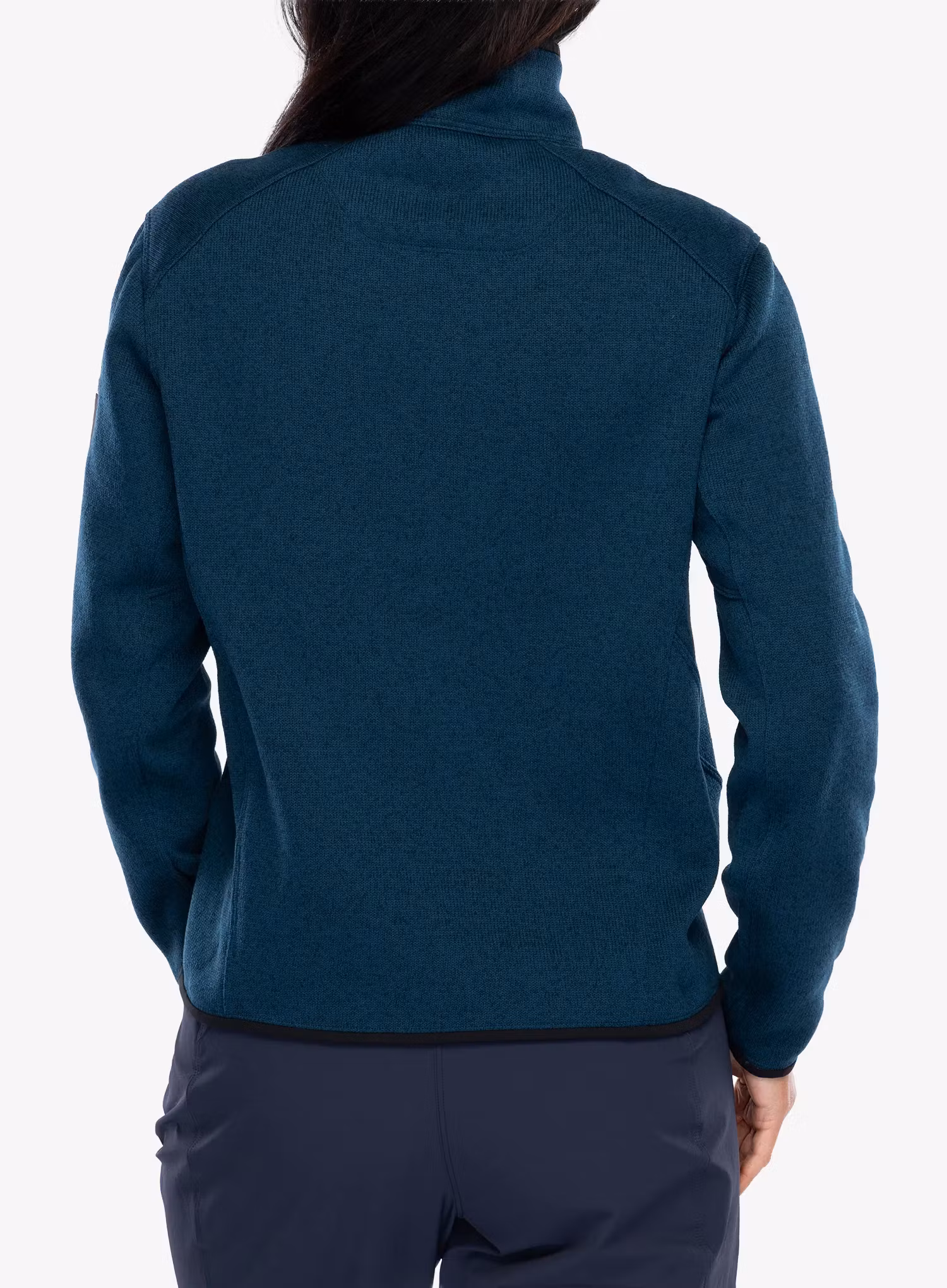 Funktionsshirt Damen Langarm Arcteryx Covert Zip Neck - midnight frost heather