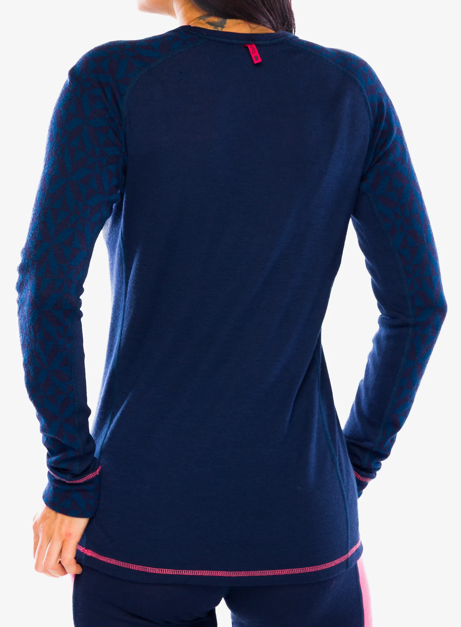 Funktionsshirt Damen Langarm Dovre 100% Merino Wool Active - navy