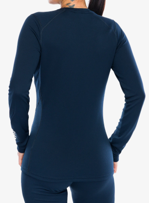Funktionsshirt Damen Langarm Helly Hansen LIFA Active Crew - navy/navy