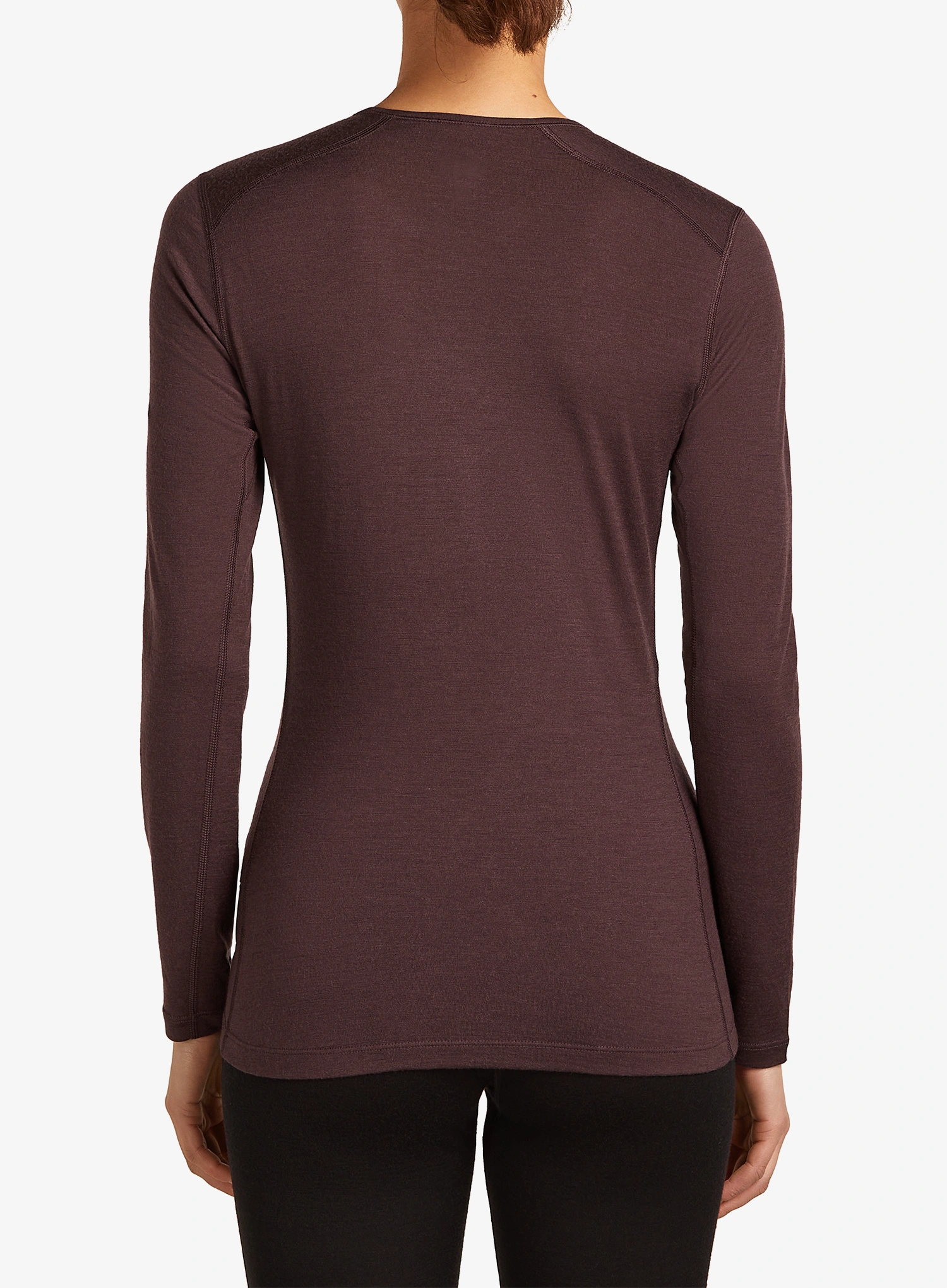 Funktionsshirt Damen Langarm Icebreaker 200 Oasis L/S Crewe - java