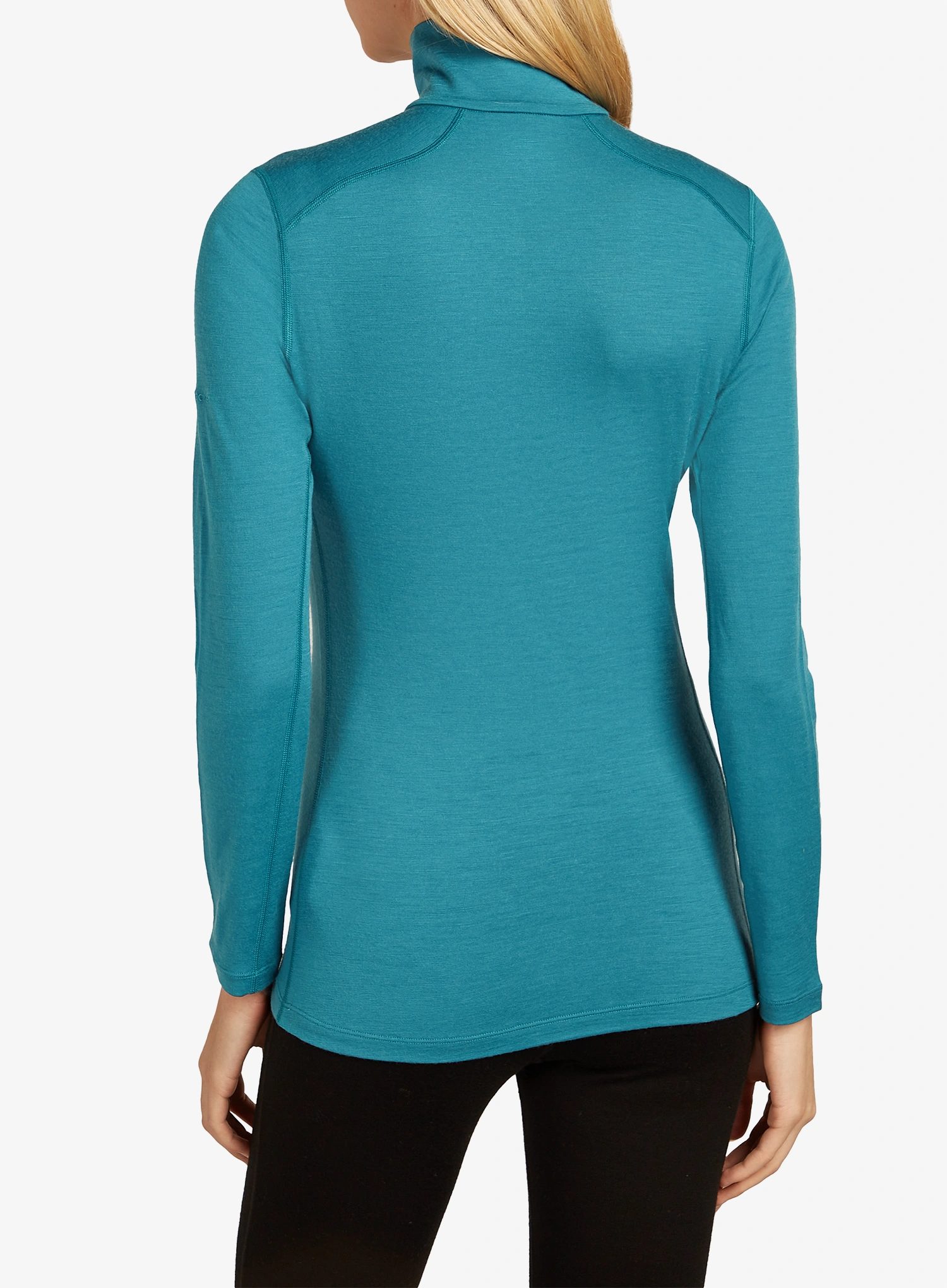 Funktionsshirt Damen Langarm Icebreaker 200 Oasis L/S Half Zip - topaz
