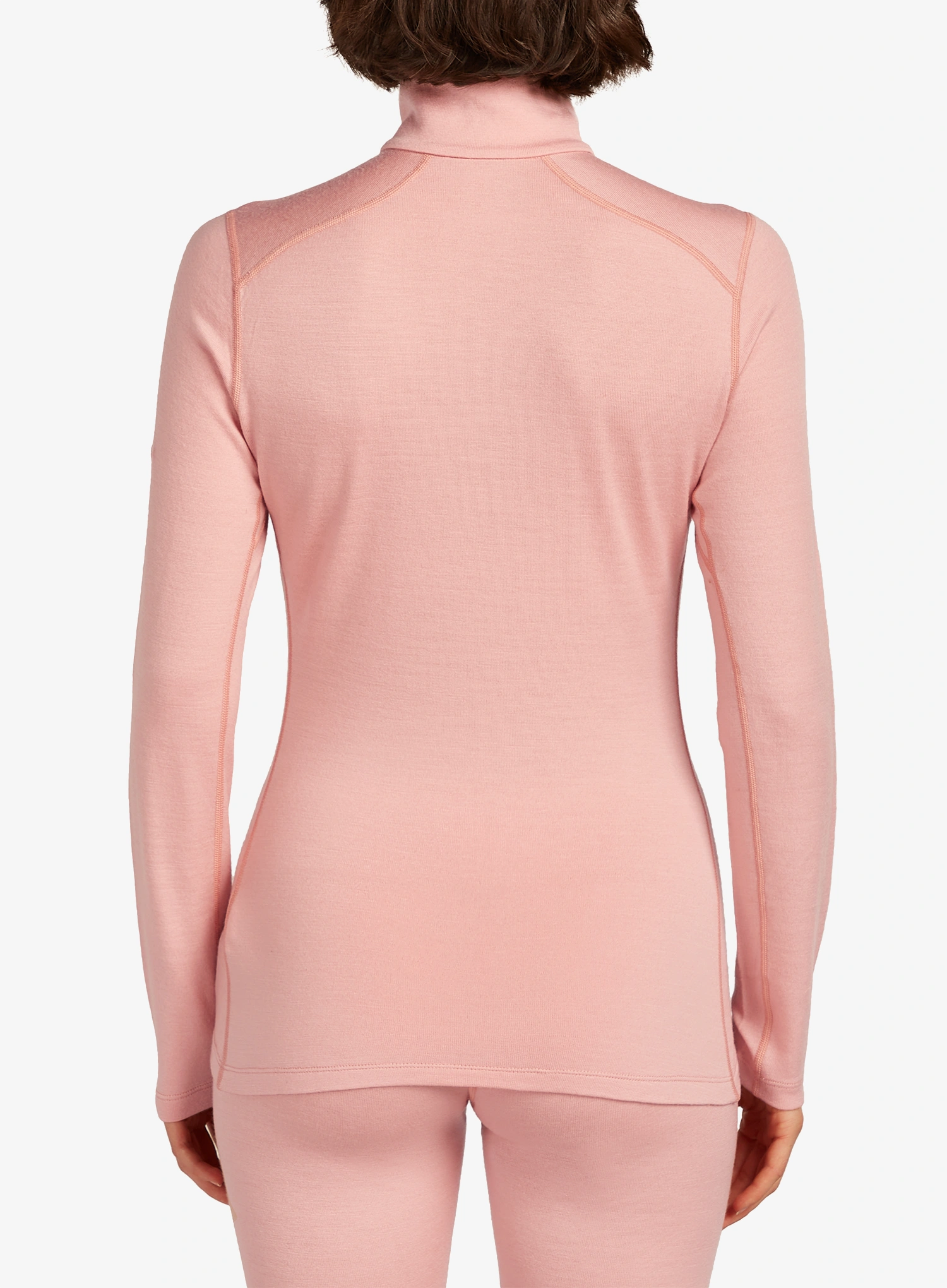 Funktionsshirt Damen Langarm Icebreaker 260 Tech L/S Half Zip - blush
