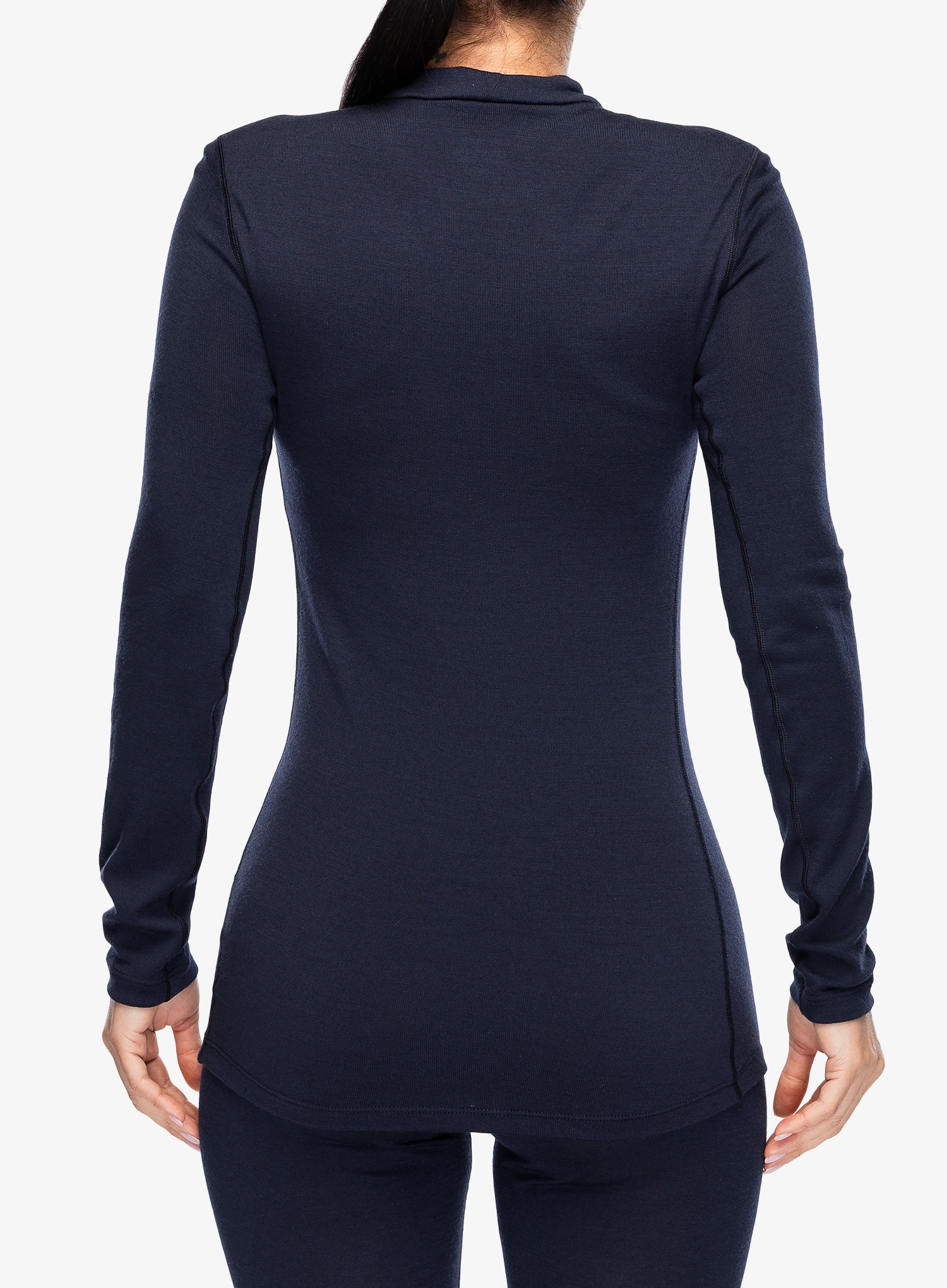 Funktionsshirt Damen Langarm Icebreaker 260 Tech LS Turtleneck - midnight navy