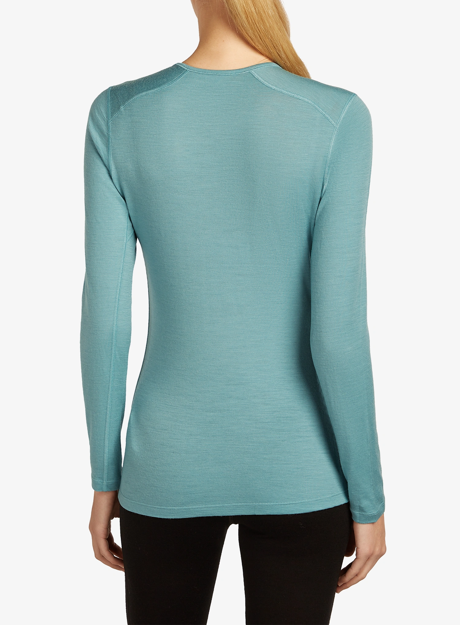 Funktionsshirt Damen Langarm Icebreaker Merino 200 Oasis LS Crewe Rainer Ridge - hydro