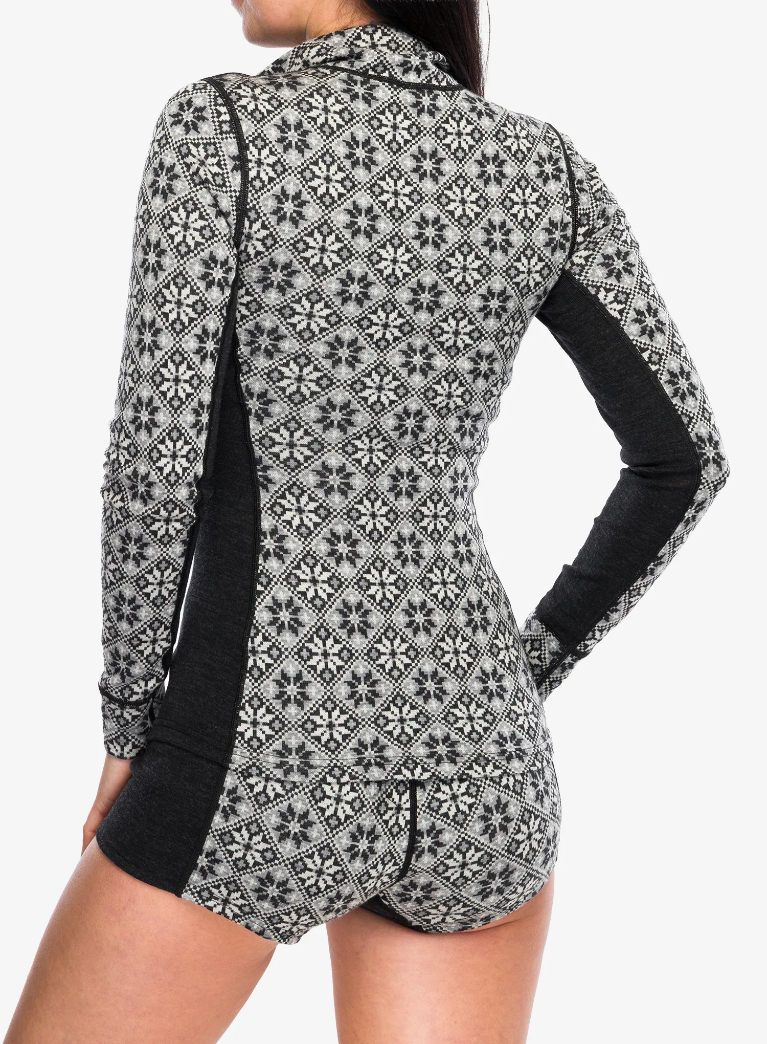 Funktionsshirt Damen Langarm Kari Traa Rose HZ - black