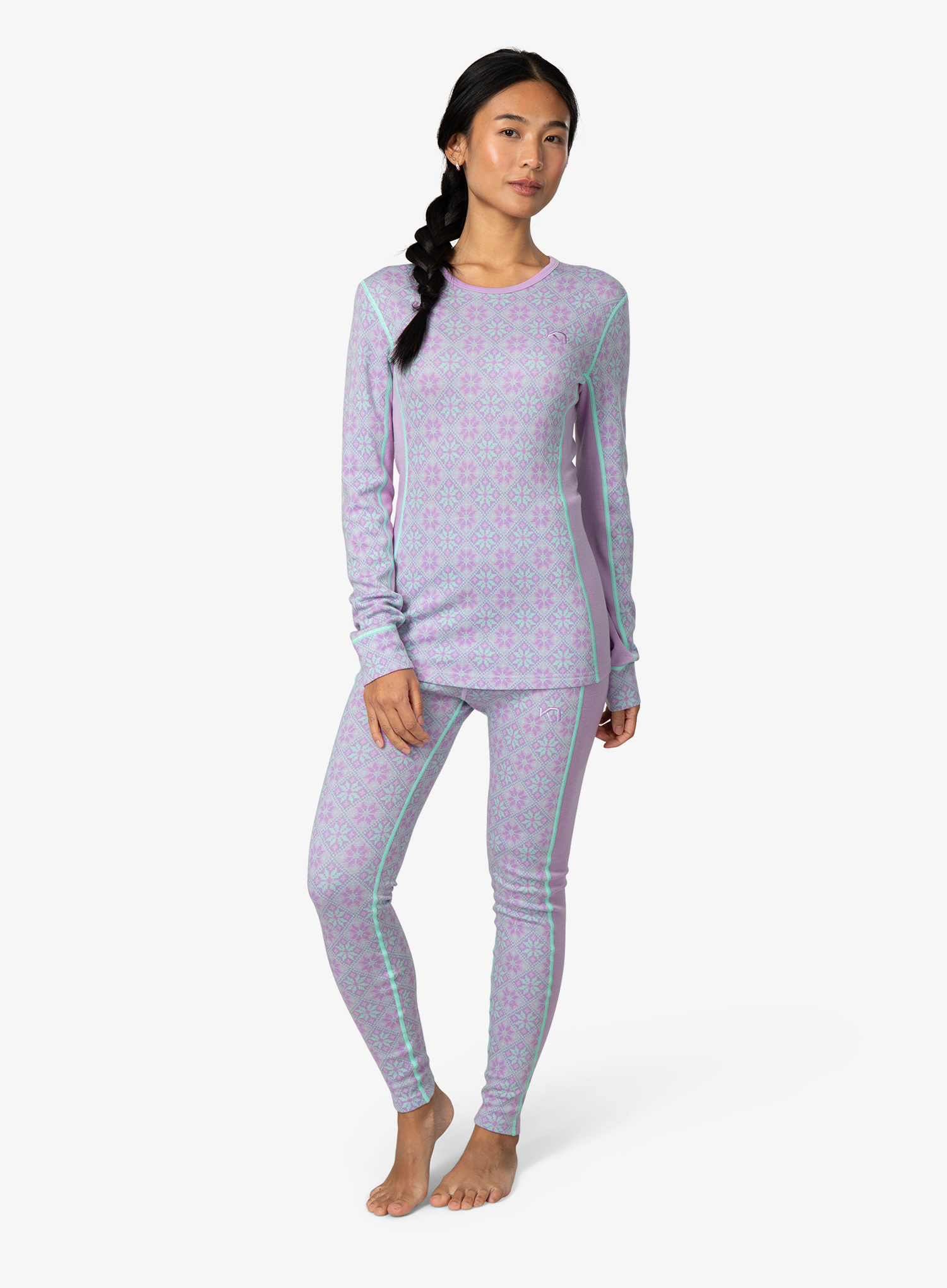 Funktionsshirt Damen Langarm Kari Traa Rose Long Sleeve 2.0 - lily