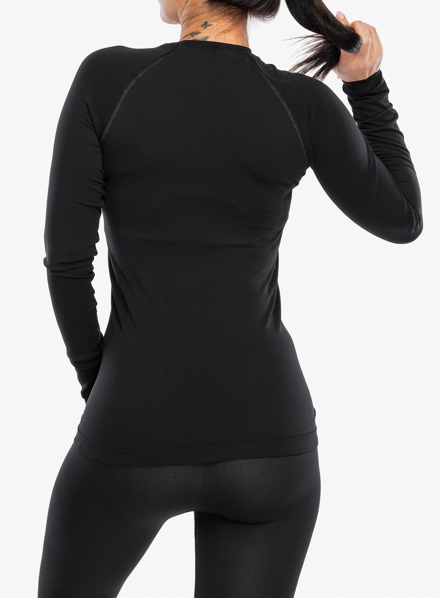 Funktionsshirt Damen Langarm Montura Seamless Ultra-L Maglia - black/black