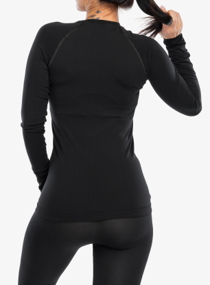 Funktionsshirt Damen Langarm Montura Seamless Ultra-L Maglia - black/black