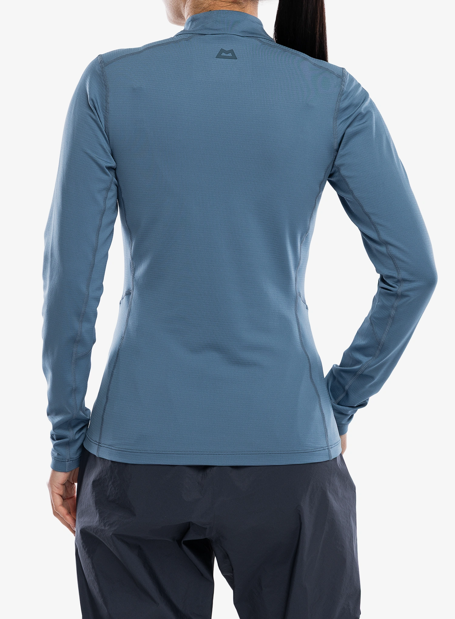 Funktionsshirt Damen Langarm Mountain Equipment Cerrig LS Zip-T - stellar blue