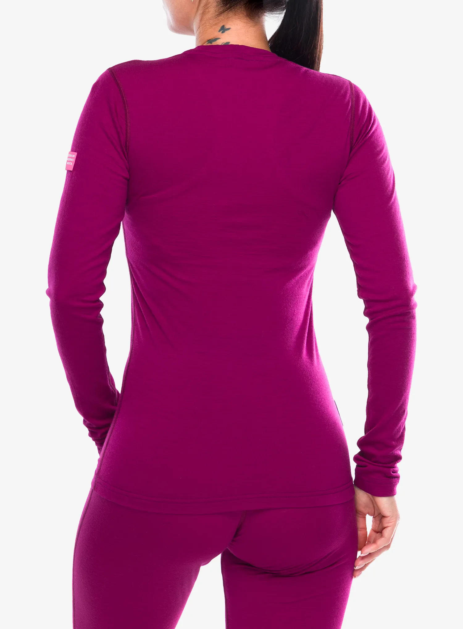 Funktionsshirt Damen Langarm Sensor Merino Active Tee L/S - lilla