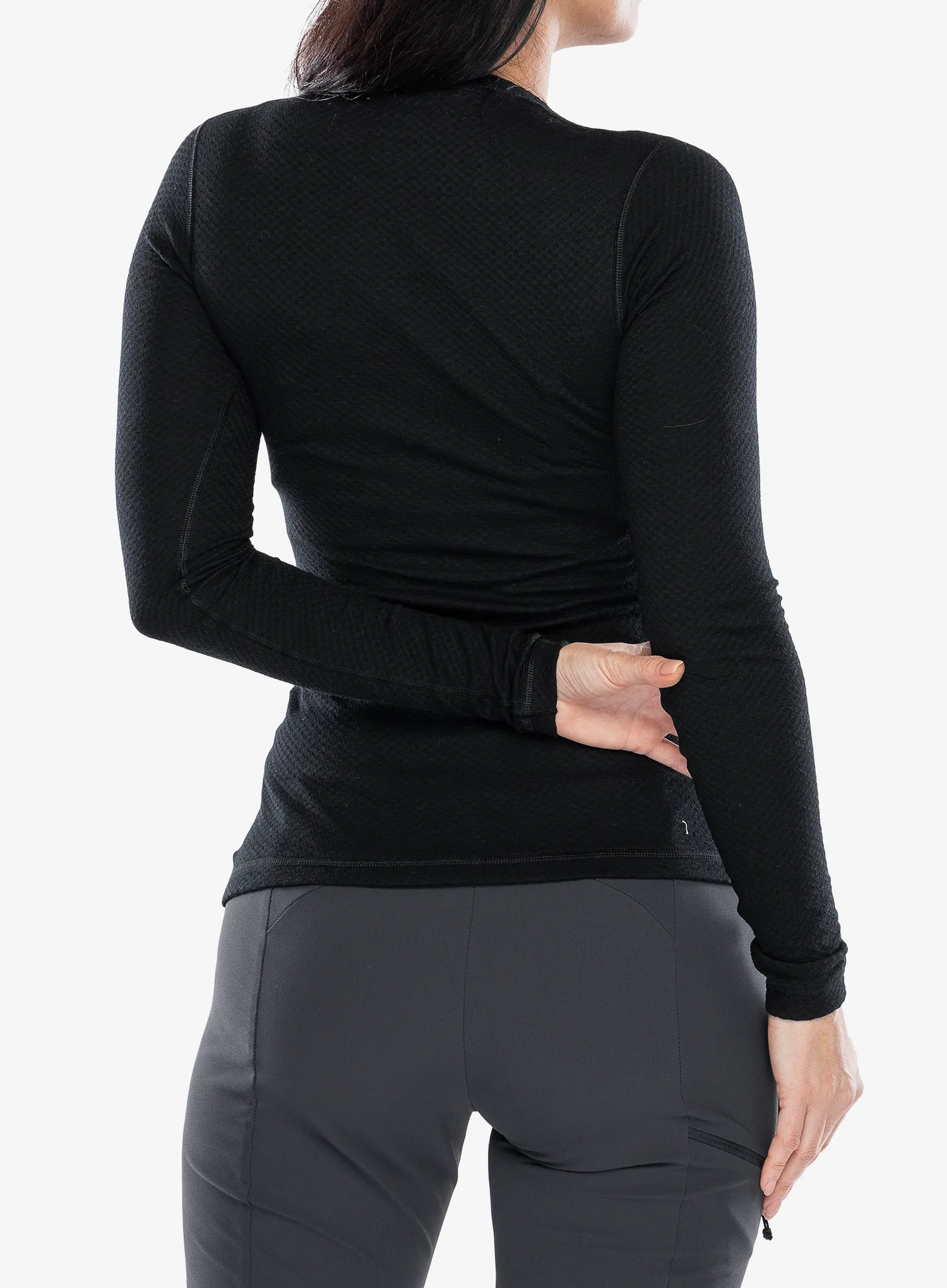 Funktionsshirt Herren Langarm Sensor Merino DF Tee L/S - black
