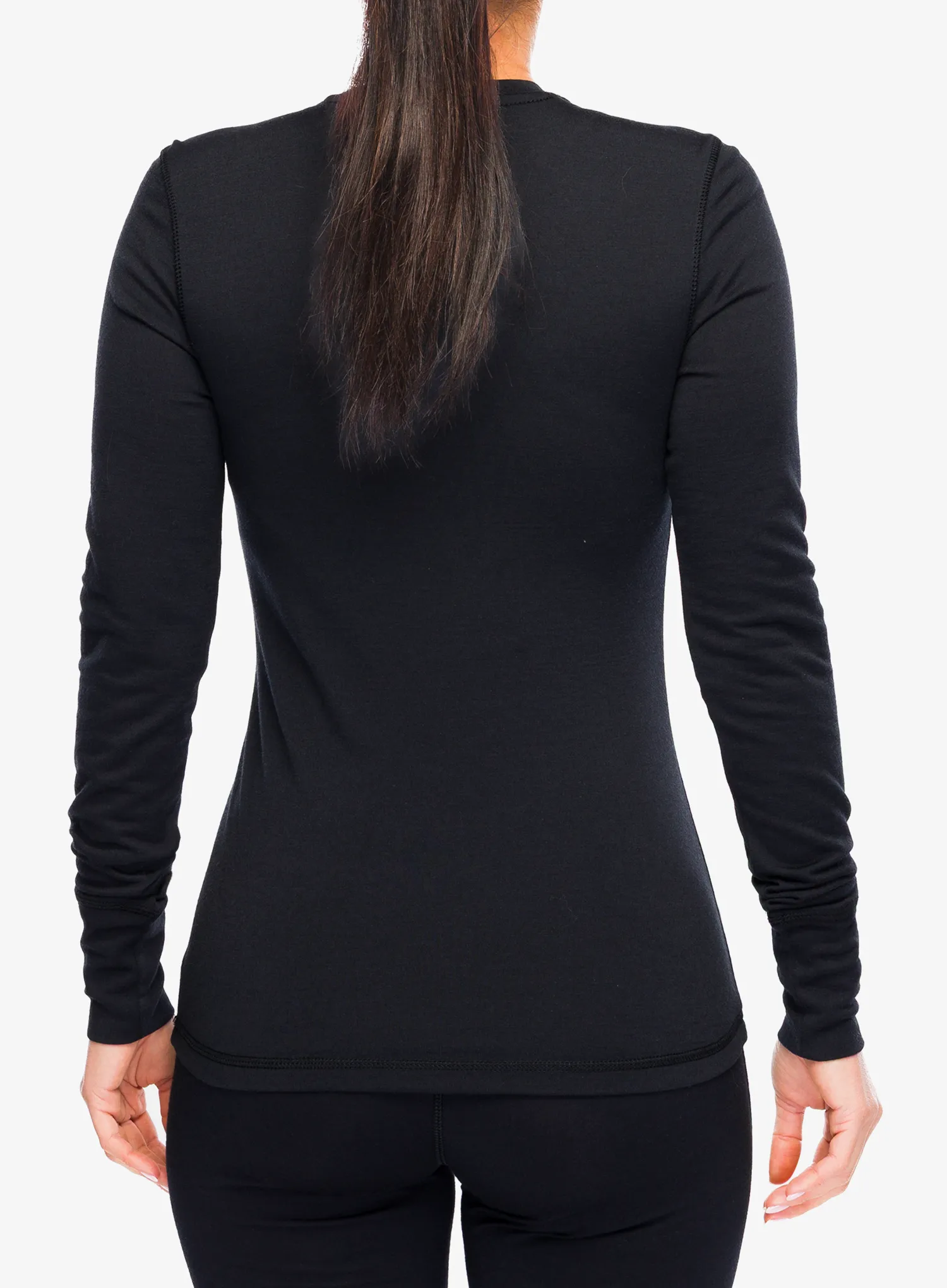 Funktionsshirt Damen Langarm Super.natural Arctic230 Ls - jet black
