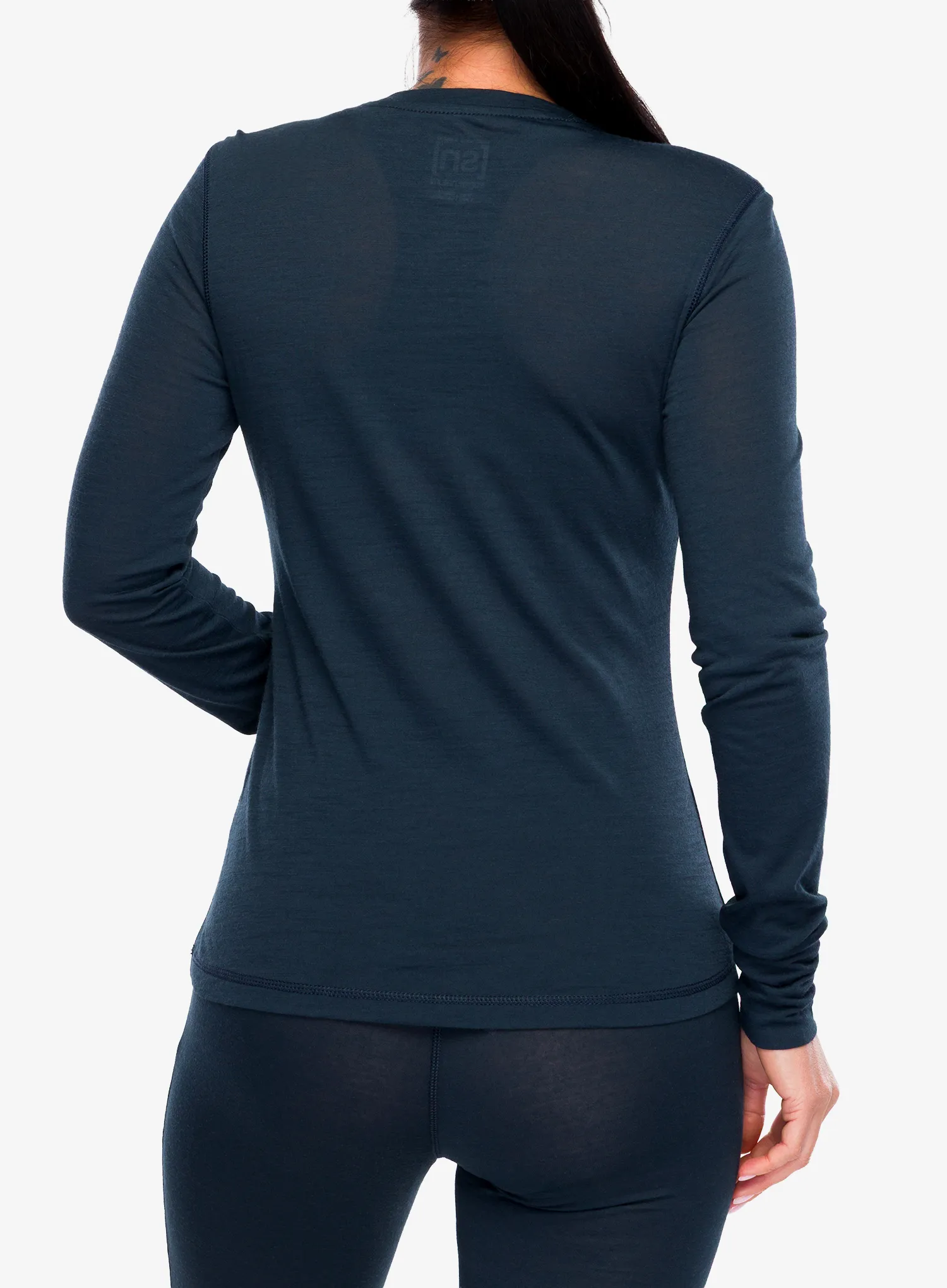 Funktionsshirt Damen Langarm Super.natural Sierra140 LS - blueberry