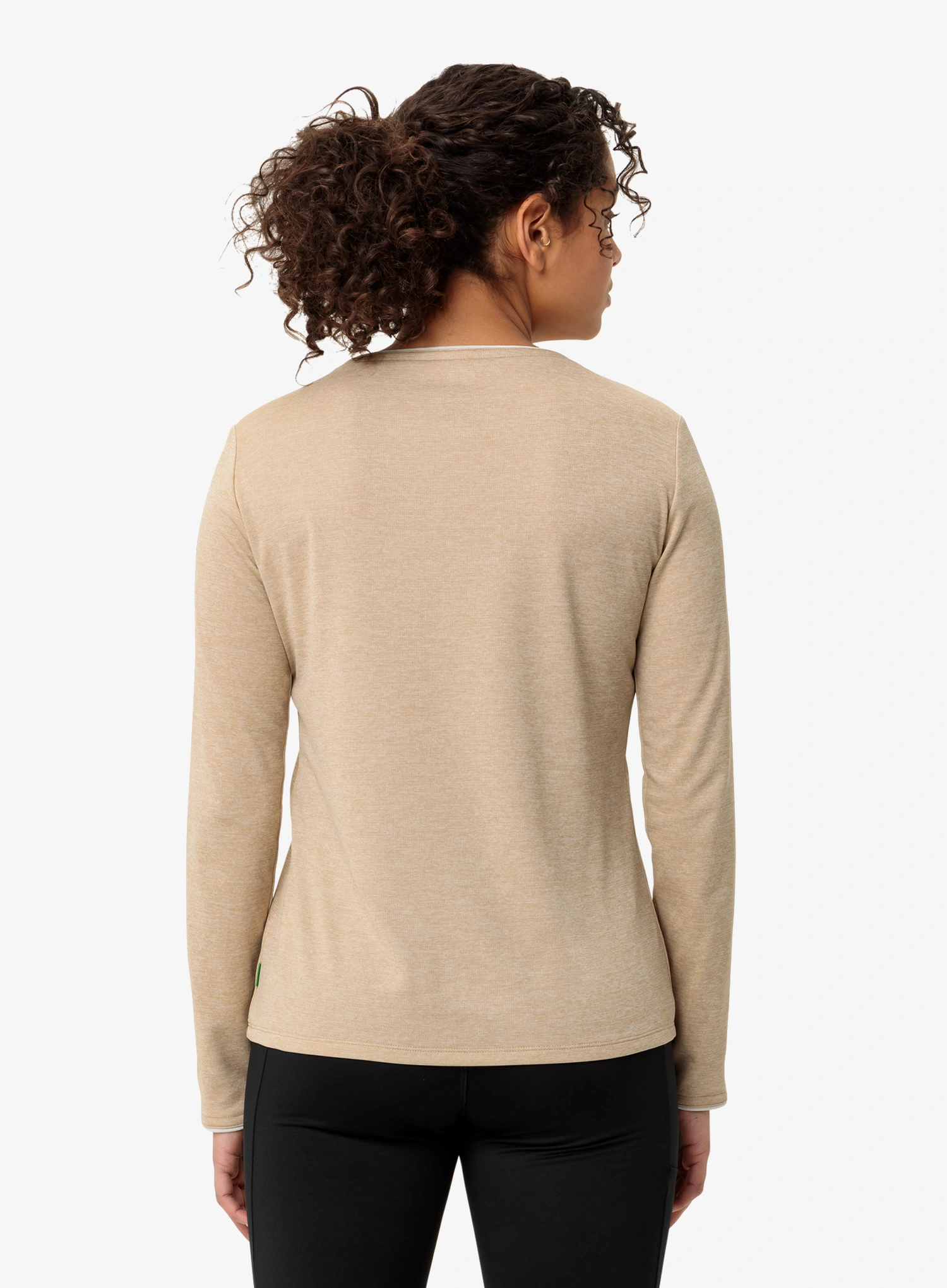 Funktionsshirt Damen Langarm Vaude Essential LS T-Shirt - linen