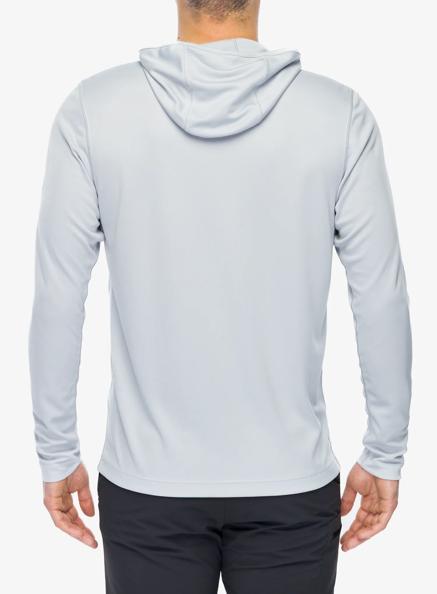 Funktionsshirt Herren Langarm Helly Hansen HH Tech Hoodie - grey fog