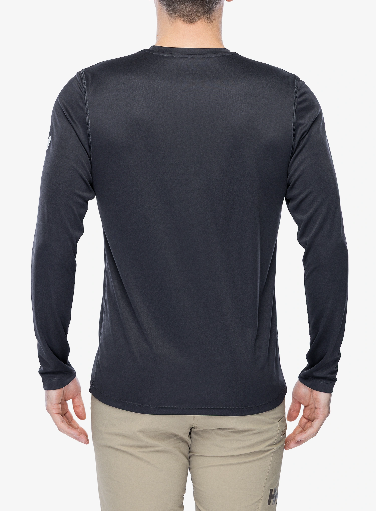 Funktionsshirt Herren Langarm Helly Hansen Tech Crew LS 2.0 - ebony
