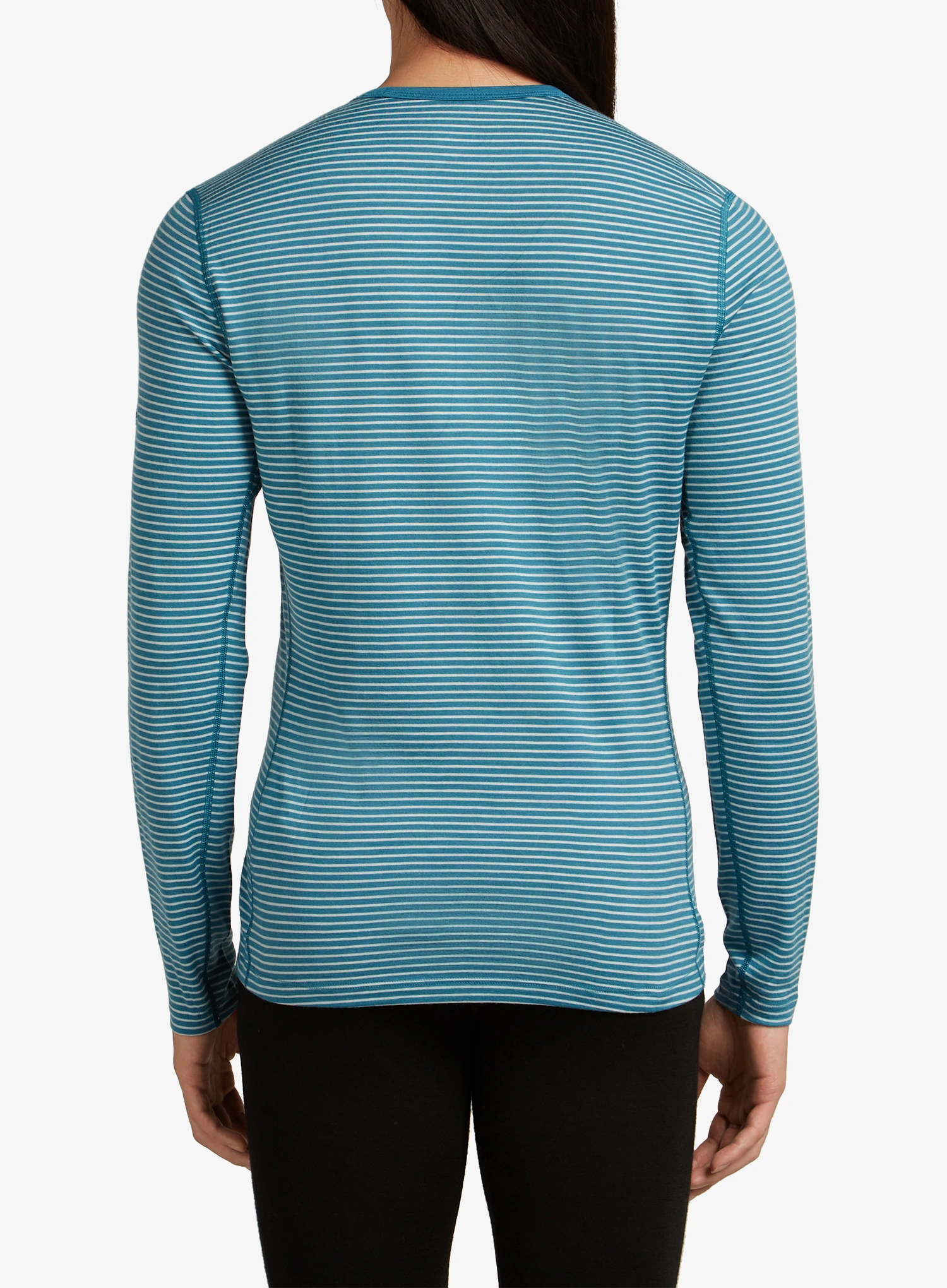 Funktionsshirt Herren Langarm Icebreaker 200 Oasis L/S Crewe - topaz/undyed/s