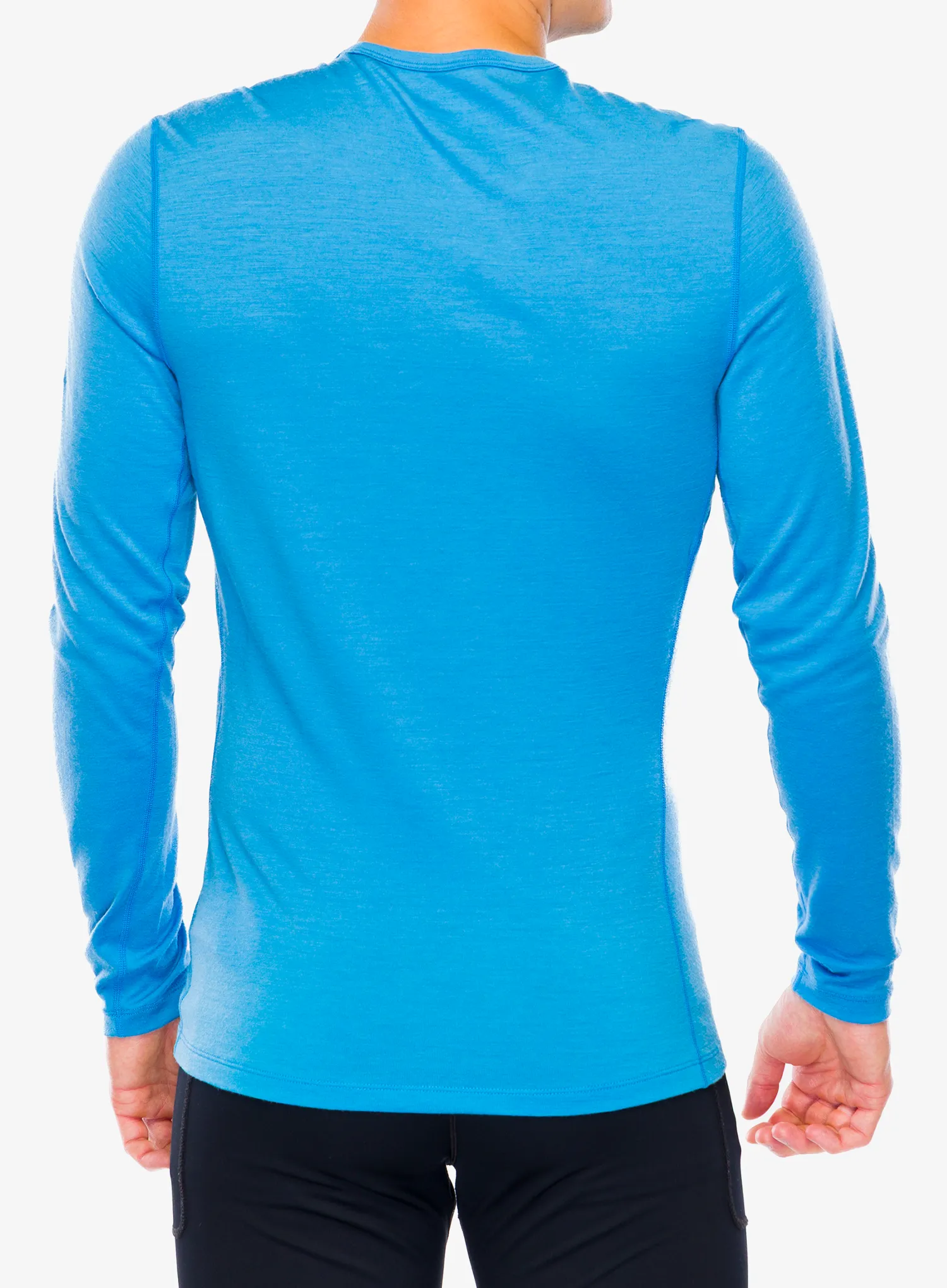 Funktionsshirt Herren Langarm Icebreaker Merino 200 Oasis LS Crewe Remarkables - arctic