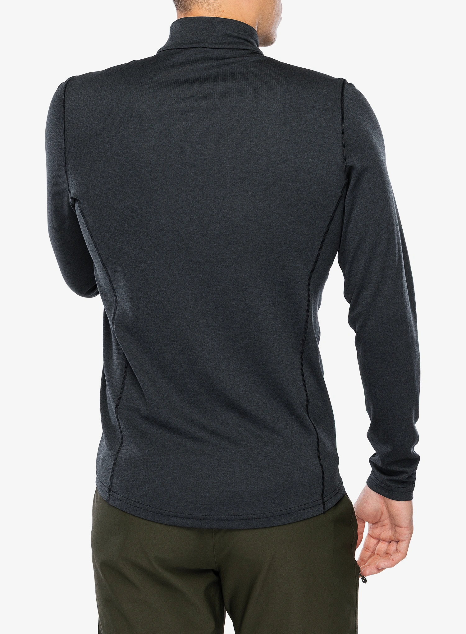 Funktionsshirt Herren Langarm Montane Dart Zip Neck - black