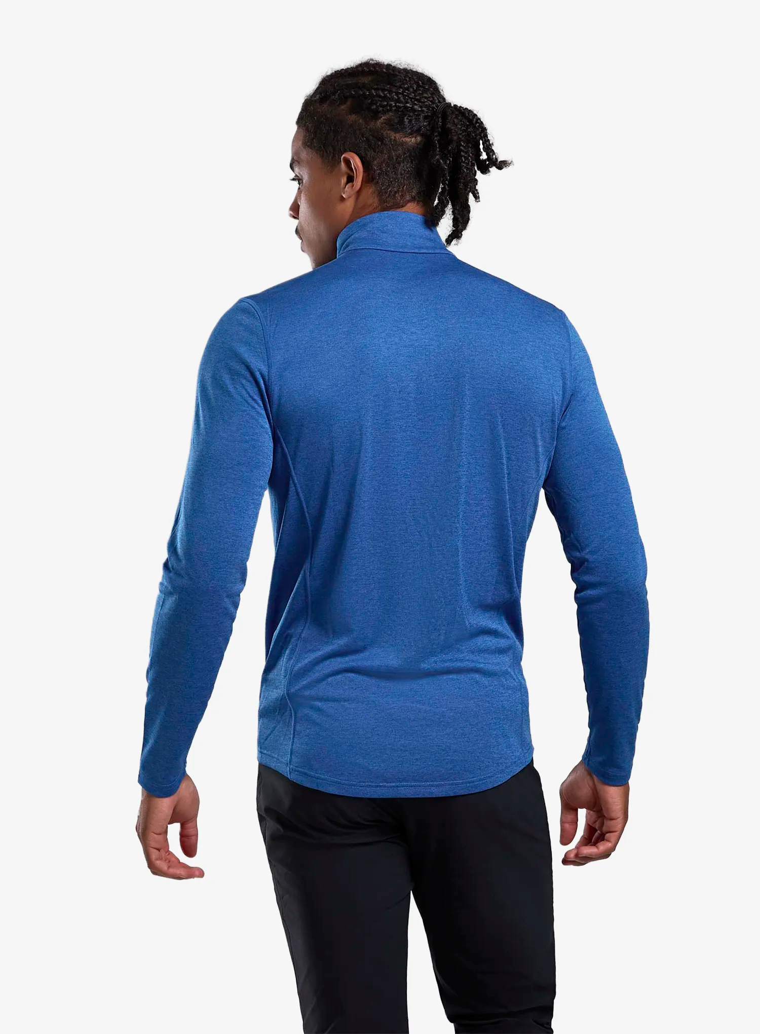 Funktionsshirt Herren Langarm Montane Dart Zip Neck - neptune blue