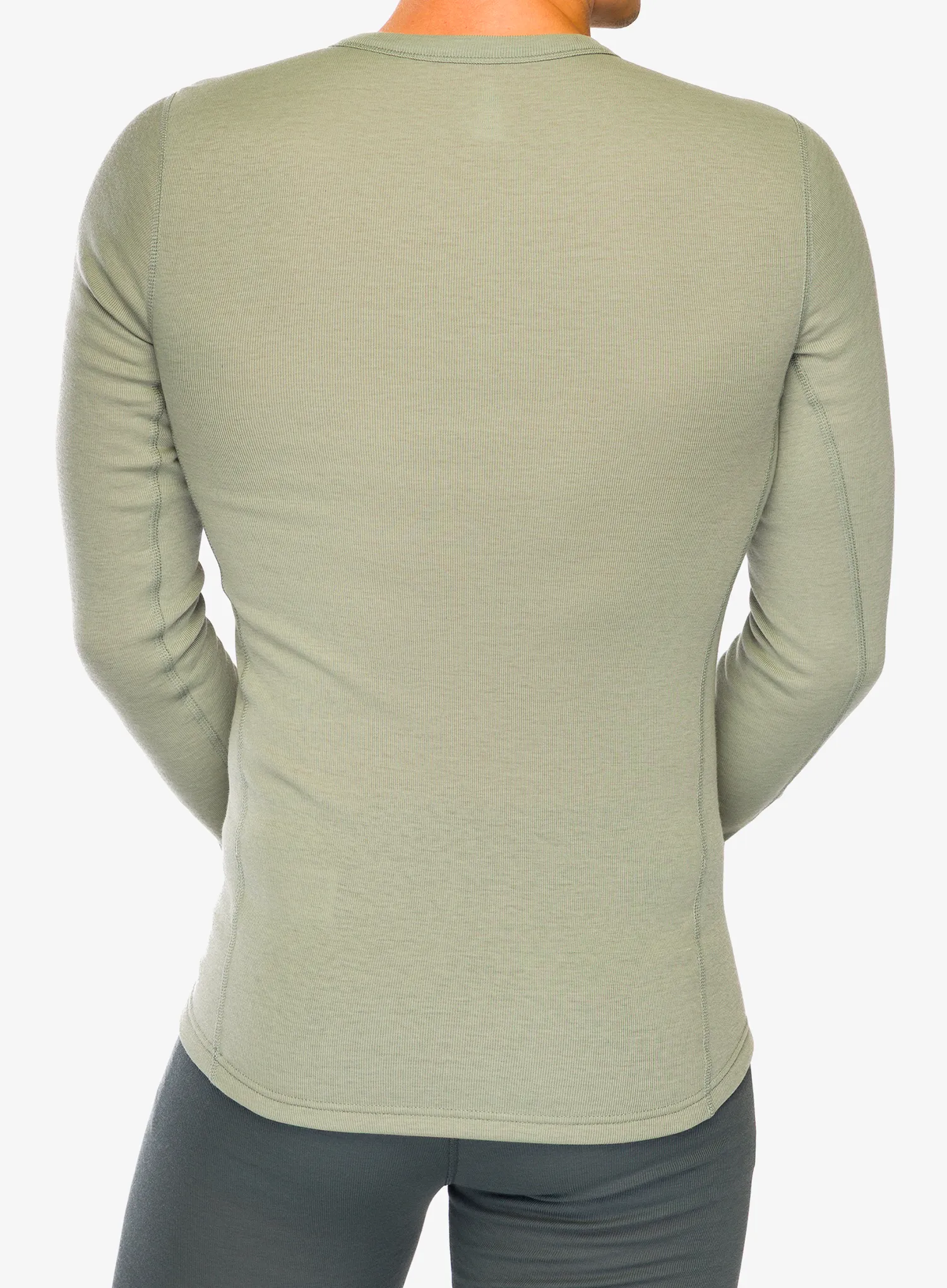 Funktionsshirt Herren Langarm Odlo Active Warm Eco BL Top Crew Neck LS - shadow