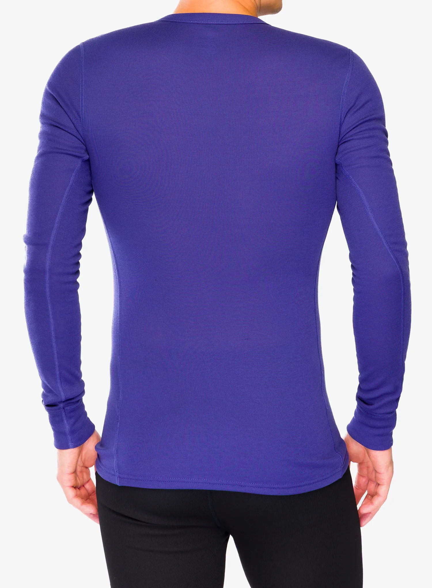 Funktionsshirt Herren Langarm Odlo Active Warm Eco BL Top Crew Neck LS - skipper blue