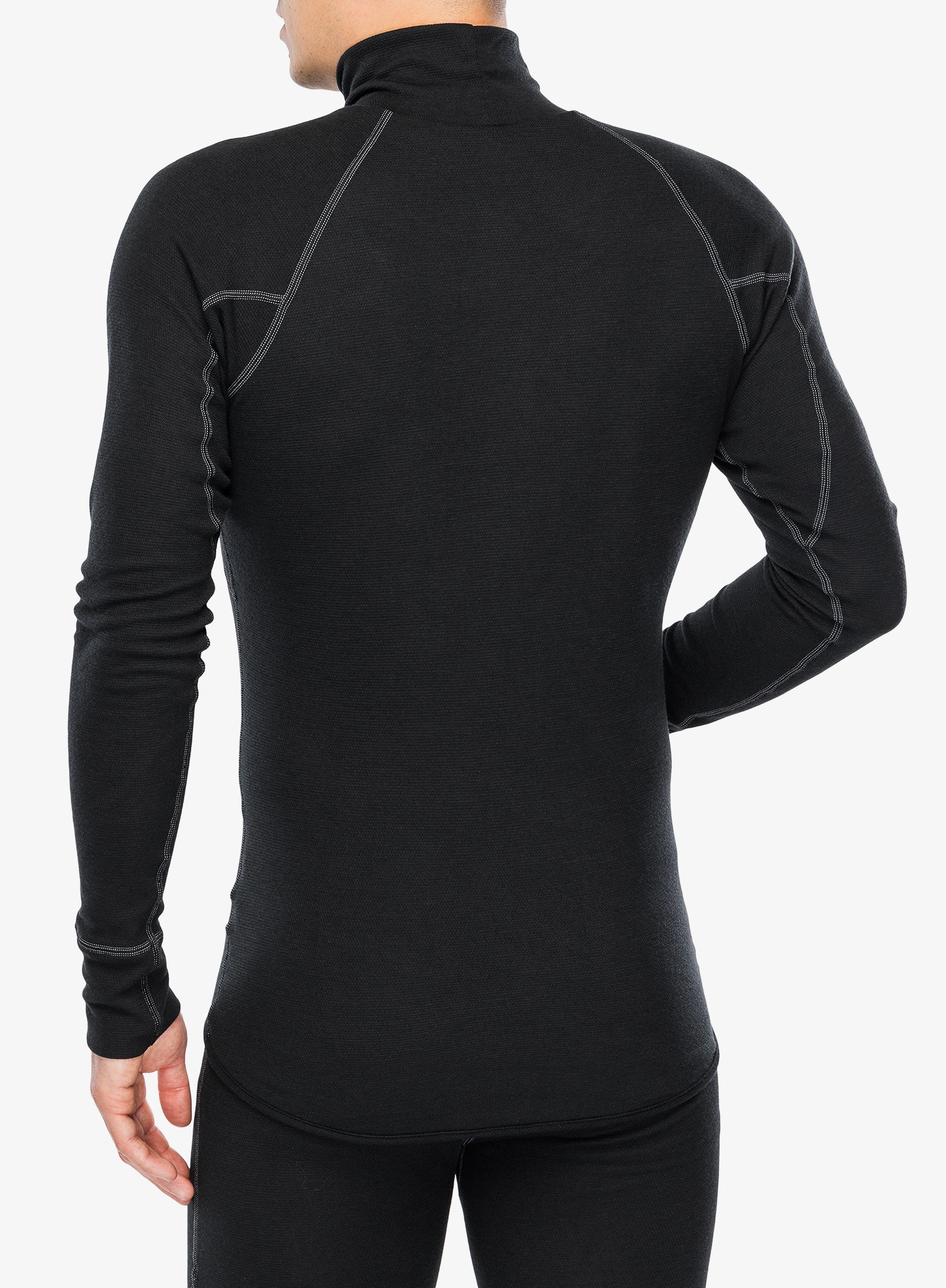 Funktionsshirt Herren Langarm Sensor Double Face Turtleneck Tee LS - black
