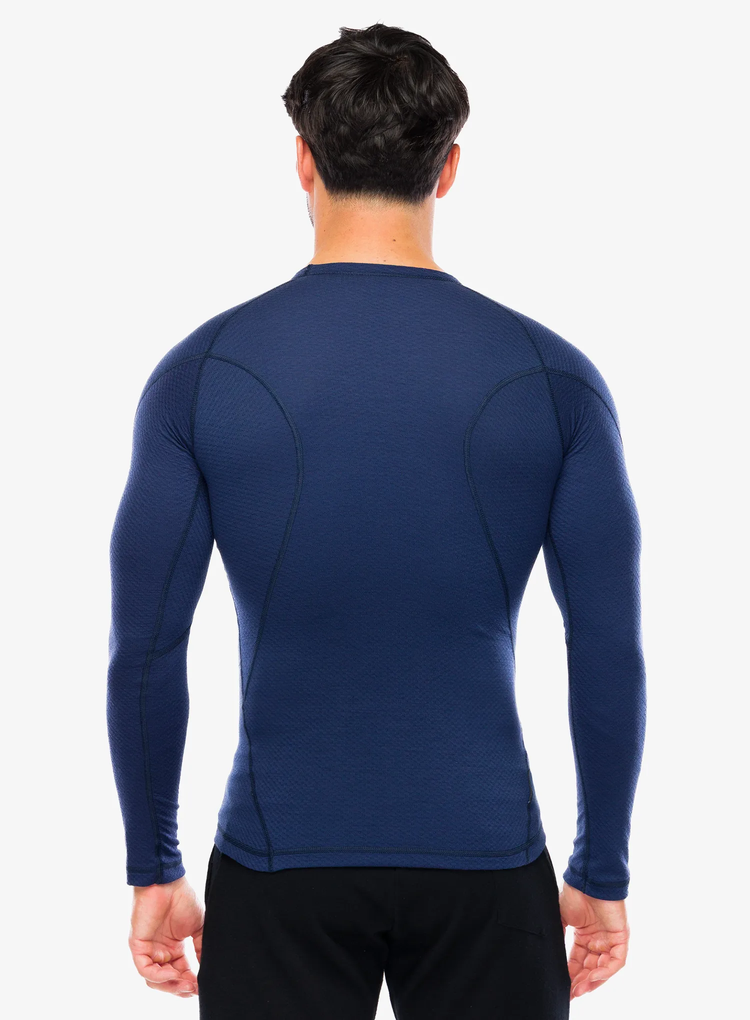 Funktionsshirt Herren Langarm Sensor Merino DF Tee L/S - deep blue camp
