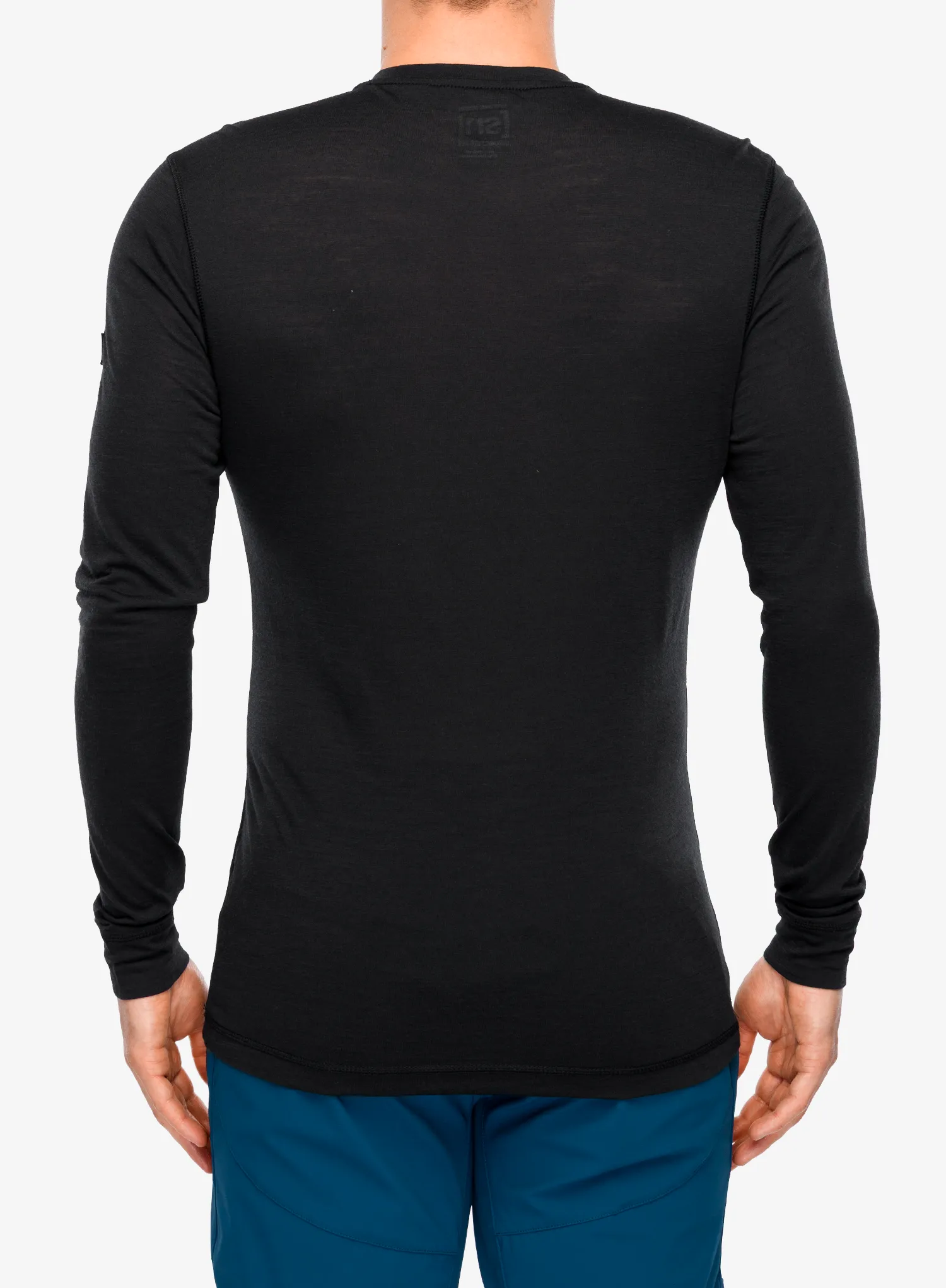 Funktionsshirt Herren Langarm Super.natural Sierra140 LS - jet black