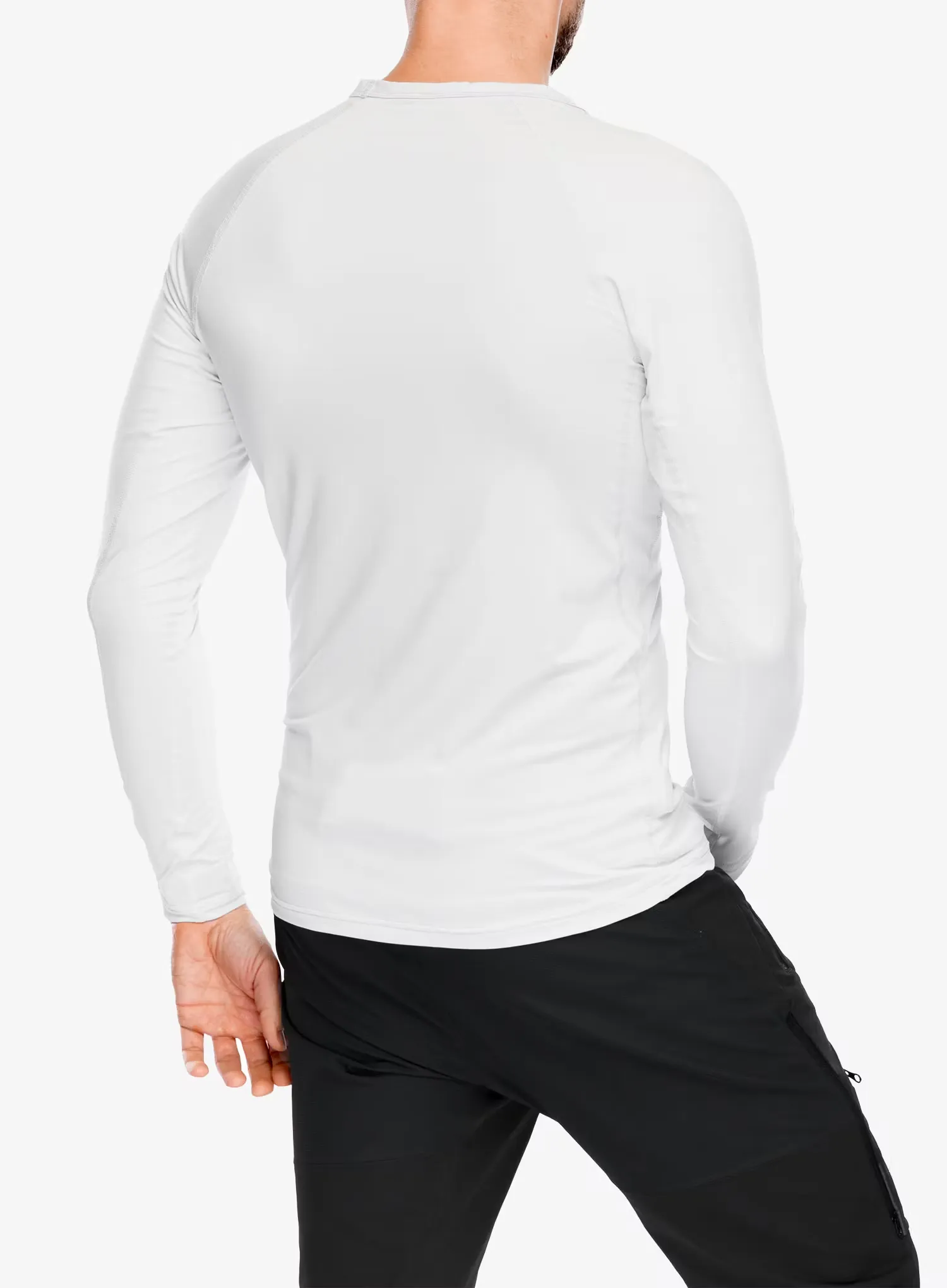 Funktionsshirt Herren Langarm Turbat Hike Lite LS Thermo T-Shirt - glacier gray