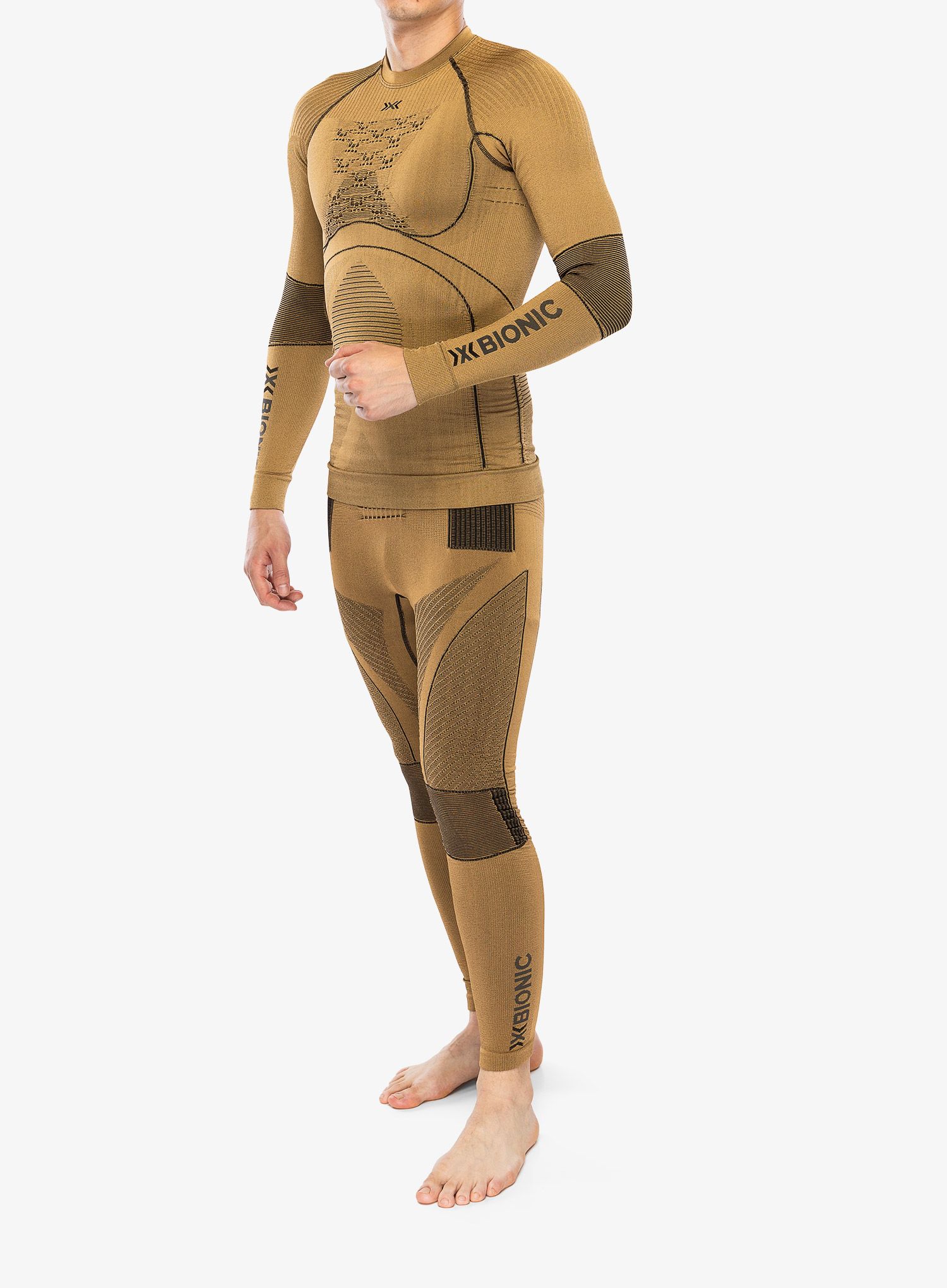 Funktionsshirt Herren Langarm X-Bionic Radiactor 4.0 L/S - gold/black