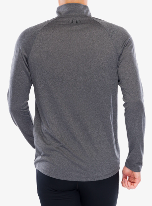 Pullover Under Armour Tech 1/2 Zip Long Sleeve - carbon heather/black