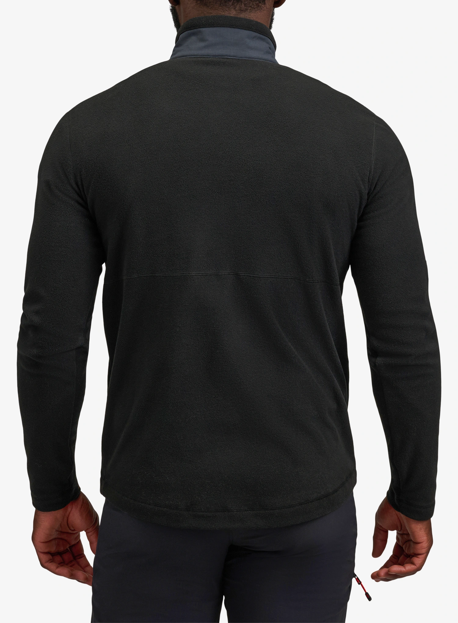 Kletter-Pullover Black Diamond Lightweight HZ Poly Fleece - black/black
