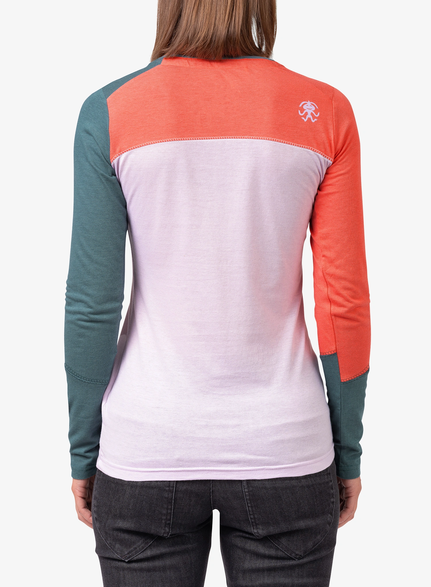 Kletter-Pullover Damen Rafiki Finale - orchid/lantana