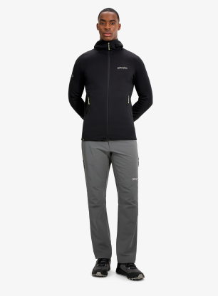 Hoodie Berghaus Kinetic Powerstretch Hoody Am - jet black