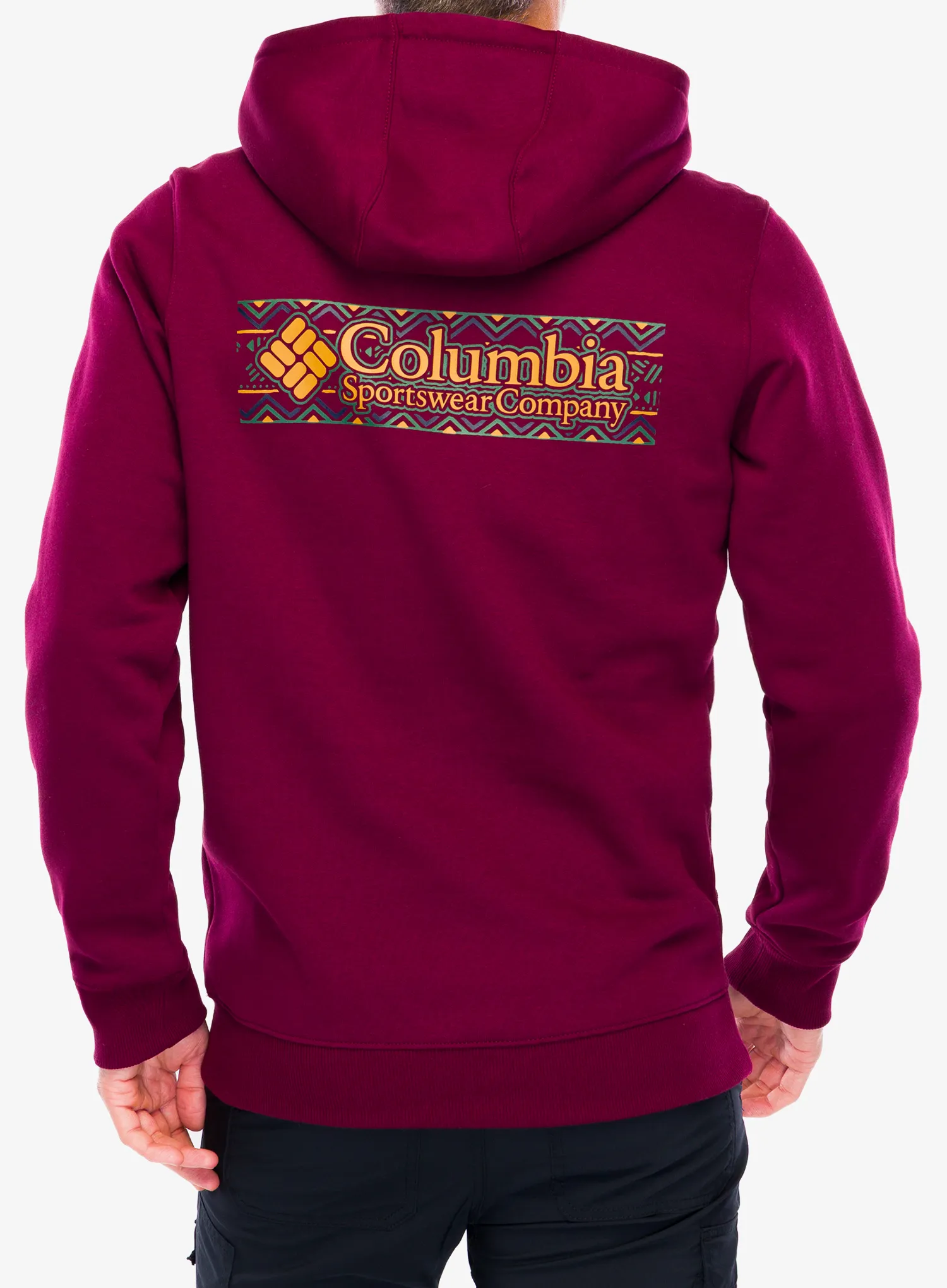 Hoodie Columbia Meridian Creek Graphic Hoodie - rich wine branded blanket