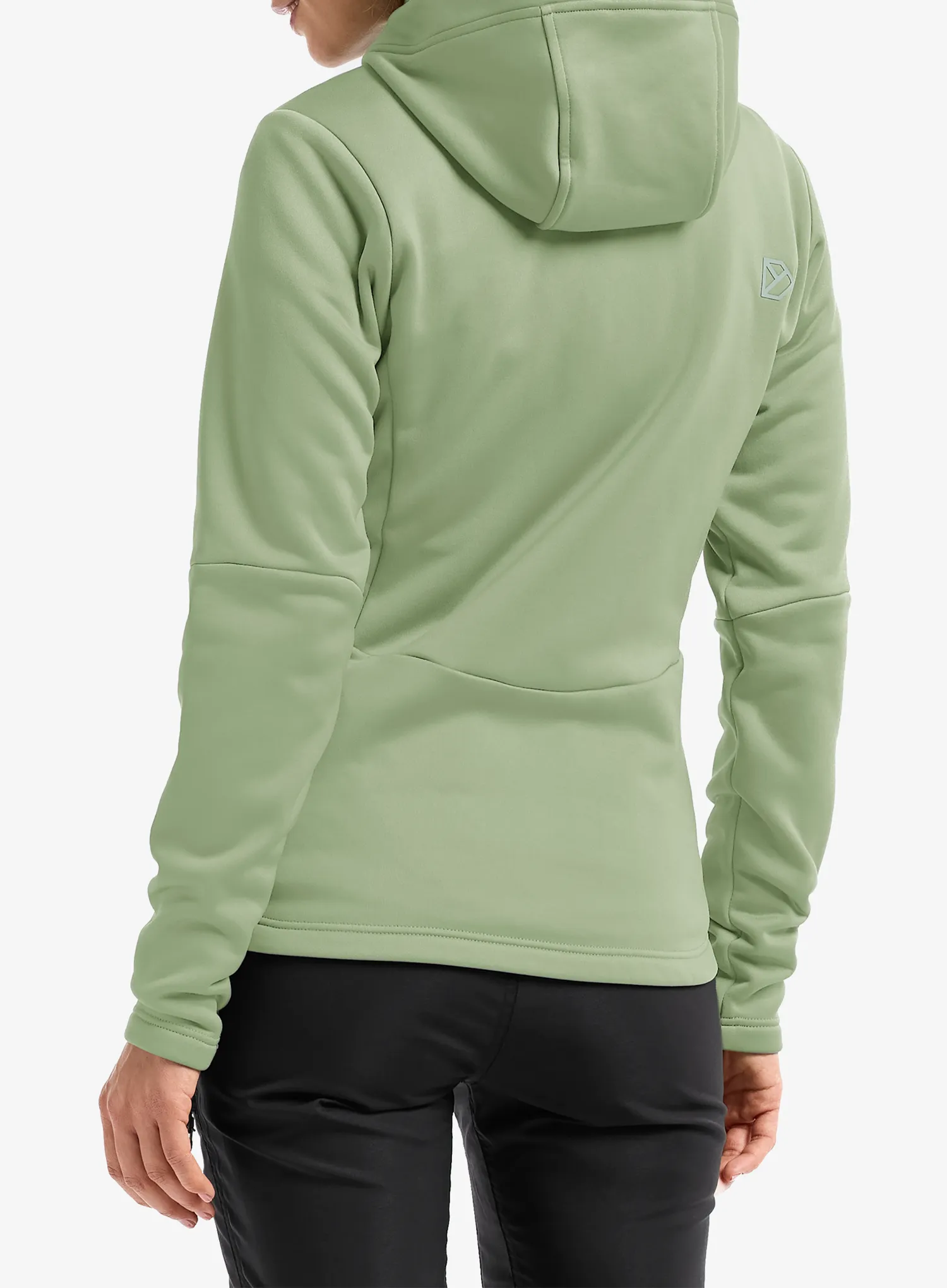 Kapuzenpullover Damen Didriksons Anneli Fullzip 3 - light moss