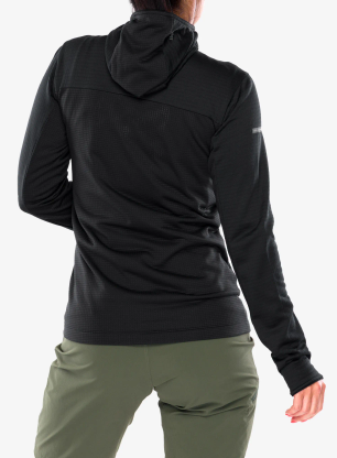 Kapuzenpullover Damen Haglofs L.I.M Mid Fast II Hood - true black