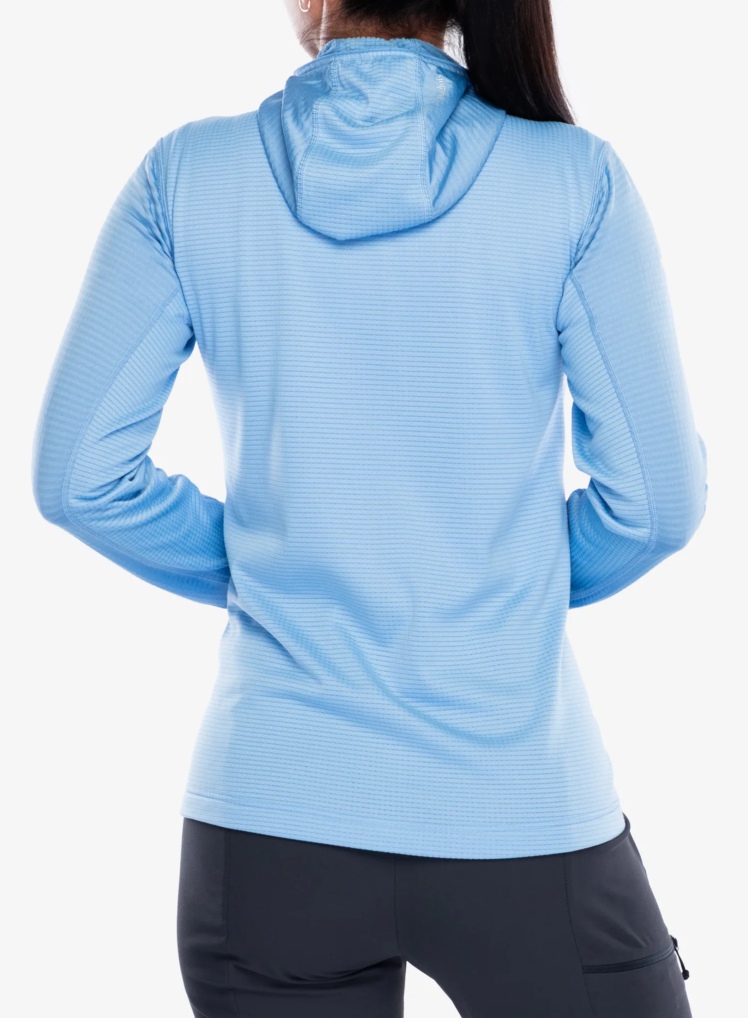 Kapuzenpullover Damen Haglofs L.I.M Mid Multi II Hood - sky blue